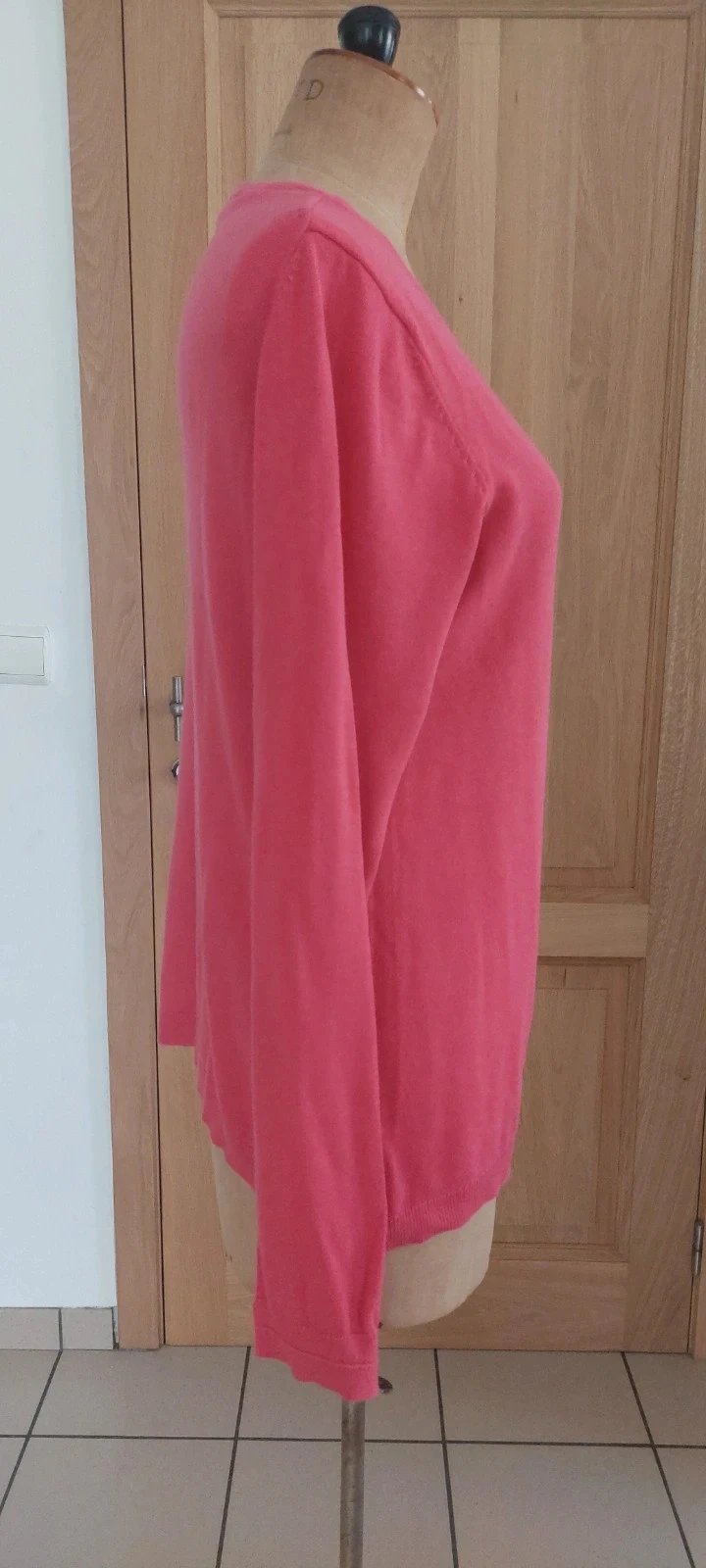 Pull fin en maille Esprit rose corail - Taille L (40) - Excellent état – photo 2